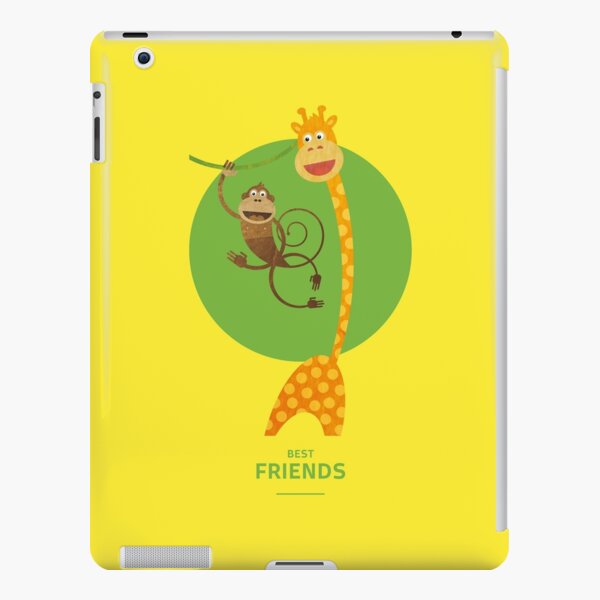 Illustration nursery for friends - giraffe and monkey iPad Snap Case