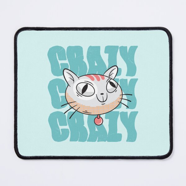 Item preview, Cute Crazy Typography and Smiling Cat  designed and sold by bolimj.