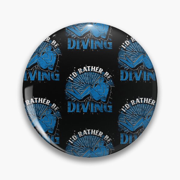 Item preview, Funny Scuba Diver Ocean Scuba Diving Id Rather Be Diving designed and sold by RomanStowell.