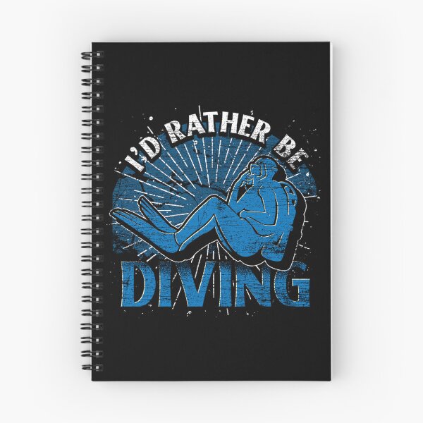 Item preview, Funny Scuba Diver Ocean Scuba Diving Id Rather Be Diving designed and sold by RomanStowell.