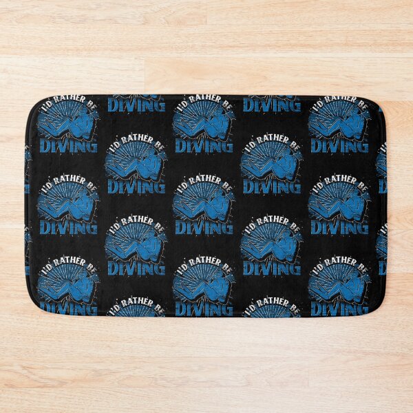 Item preview, Funny Scuba Diver Ocean Scuba Diving Id Rather Be Diving designed and sold by RomanStowell.