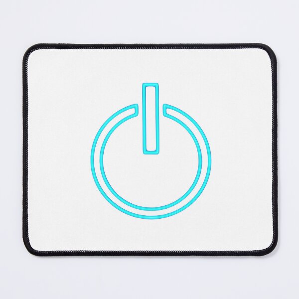 Item preview, Turquoise Neon On and Off Button designed and sold by Dven-Clothes.