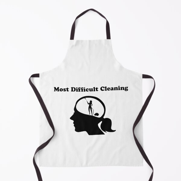 Item preview, most difficult cleaning funny shirt with brain illustration designed and sold by Crystakim.