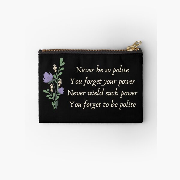 Item preview, Power and Politeness | Marjorie designed and sold by BloompodDesigns.