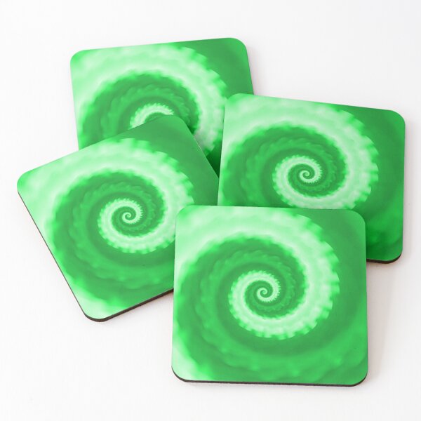 Item preview, GREEN Monochrome TIE DYE 60s retro design designed and sold by ModSupporters.