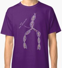 Camiseta clásica ¡Deja de copiarme! - ADN (fondo oscuro)