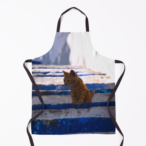 Item preview, Orange baby cat on stairs | wildlife photography designed and sold by Mii-pics.