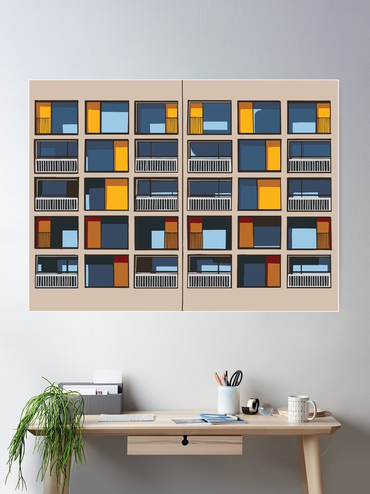 Thumbnail 1 of 3, Poster, Park Hill Flats, Sheffield designed and sold by shanerounce.