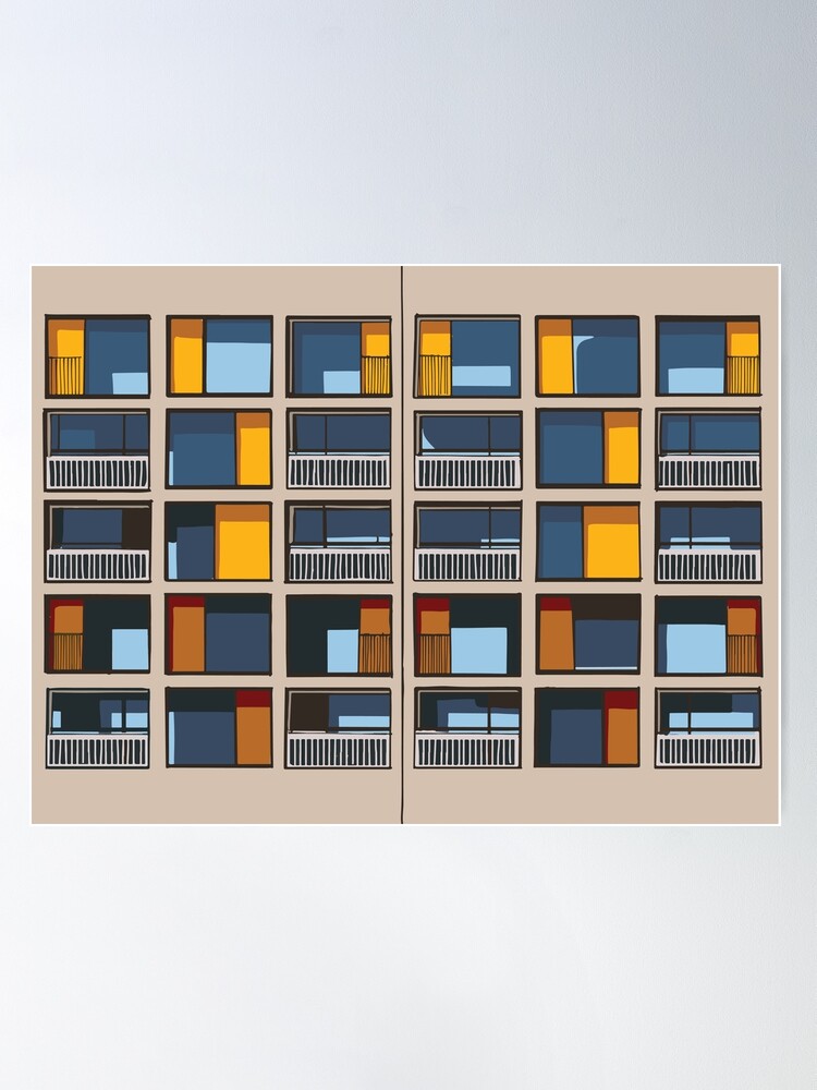Thumbnail 2 of 3, Poster, Park Hill Flats, Sheffield designed and sold by shanerounce.