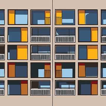 Artwork thumbnail, Park Hill Flats, Sheffield by Shane Rounce