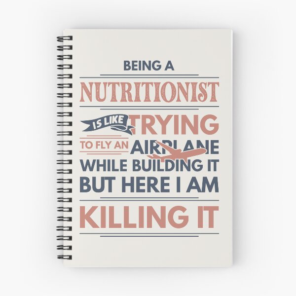 Item preview, Being A Nutritionist Is Like Trying To Fly An Airplane While Building It But Here I Am Killing It Funny Gift idea Nutritionist designed and sold by Mmmm3344.
