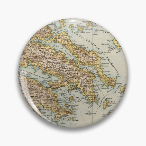 Item preview, Antique map of Greece in 1895 designed and sold by ganje.