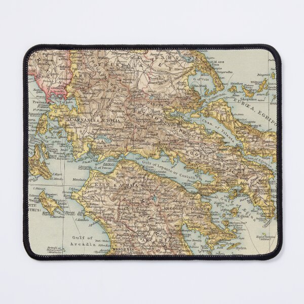 Item preview, Antique map of Greece in 1895 designed and sold by ganje.