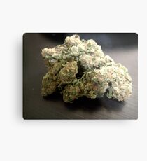 Dank Cookies Buds 420 Cannabis Ganja Metal Print