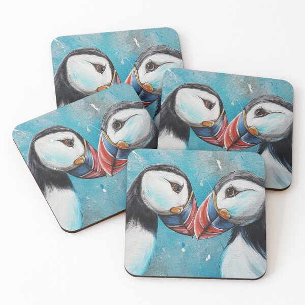Item preview, Puffins designed and sold by ArtByGervais.