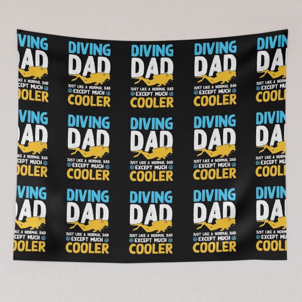 Item preview, Funny Scuba Diving Dad Diver Fathers designed and sold by RomanStowell.