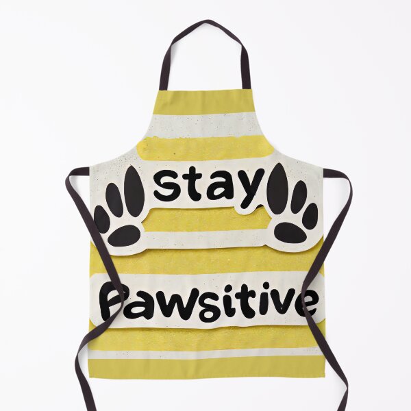 Item preview, stay pawsitive designed and sold by Chillapy.
