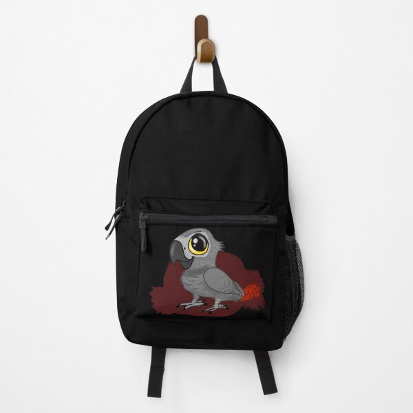 Item preview, Cartoon style African Grey designed and sold by CheekyBeaksZA.