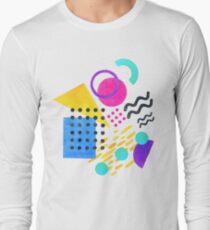 Memphis-Stil Langarmshirt
