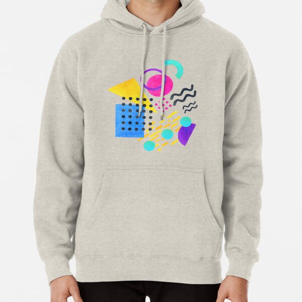 Memphis style Pullover Hoodie