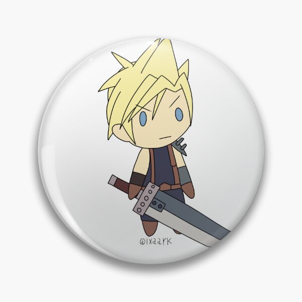 Item preview, Cloud Strife & buster sword designed and sold by Ixaark.