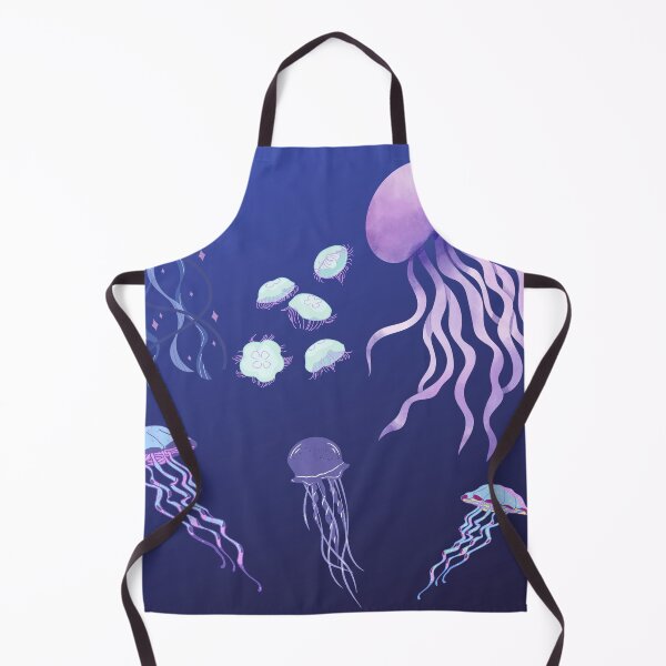 Item preview, jellyfish in sea pattern designed and sold by ART3M1S1A.