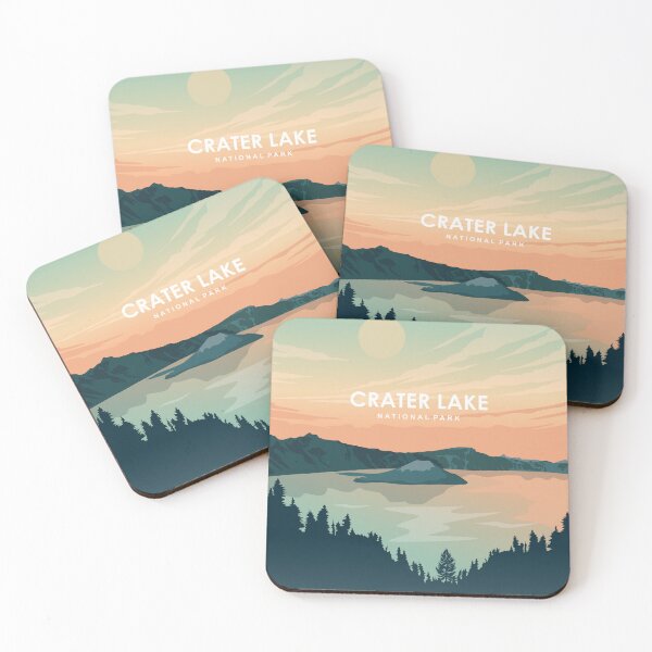 Item preview, Crater Lake National Park Travel Poster designed and sold by Stadify.