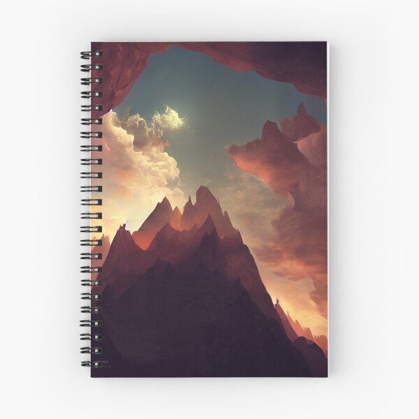 Item preview, Cave on the Mountain | AI Generated Art designed and sold by WillowridgeRKR.