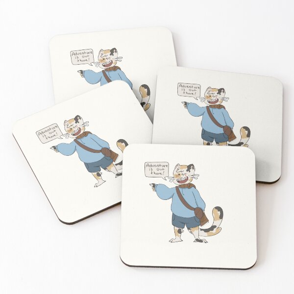 Item preview, "Adventure is Out There" Calico Cat designed and sold by whickwhacksmack.