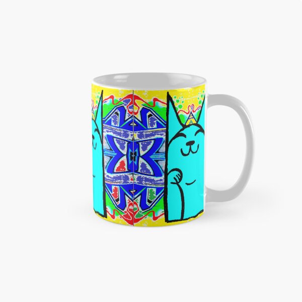 Item preview, Graffiti Korean Lucky Blue Cat  designed and sold by LowEndGraphics.