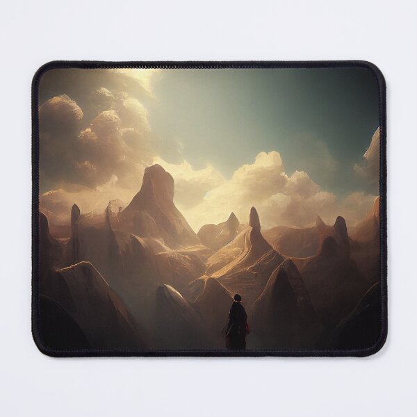 Item preview, Valley of the Mountain Sunshine | AI Generated Art designed and sold by WillowridgeRKR.