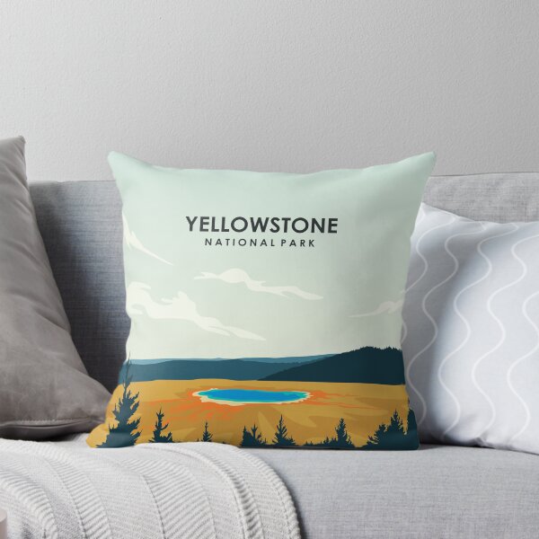 Item preview, Yellowstone National Park Human Made Travel Poster designed and sold by Stadify.