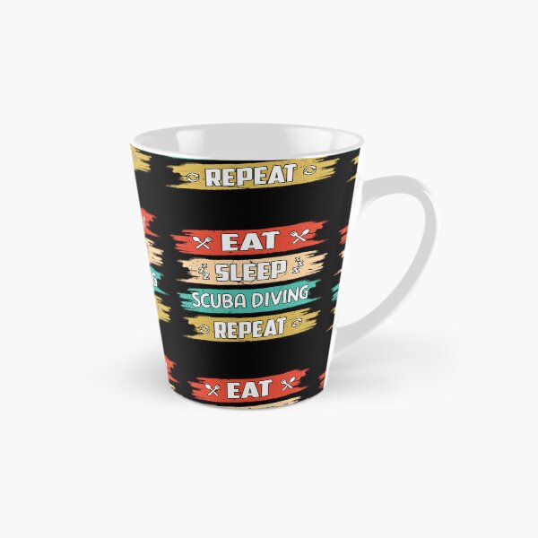 Item preview, Funny Scuba Diving Eat Sleep Scuba Diving Repeat designed and sold by RomanStowell.