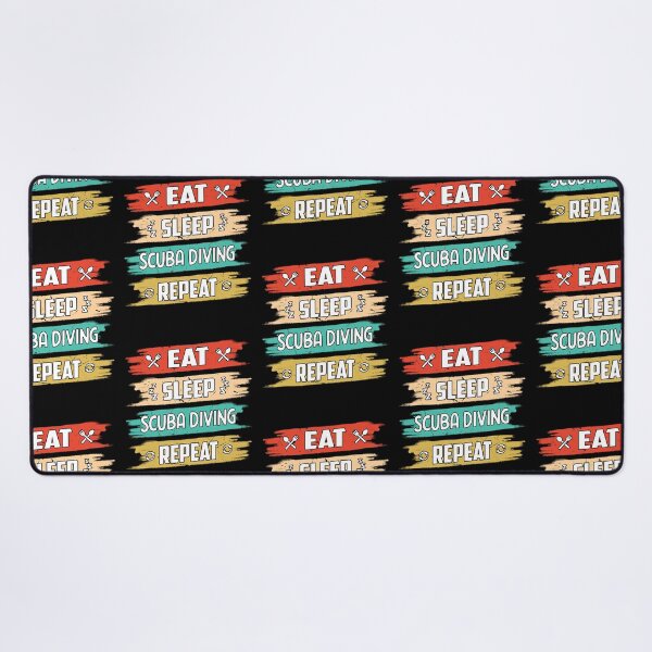 Item preview, Funny Scuba Diving Eat Sleep Scuba Diving Repeat designed and sold by RomanStowell.