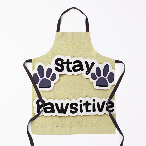 Item preview, stay pawsitive designed and sold by Chillapy.