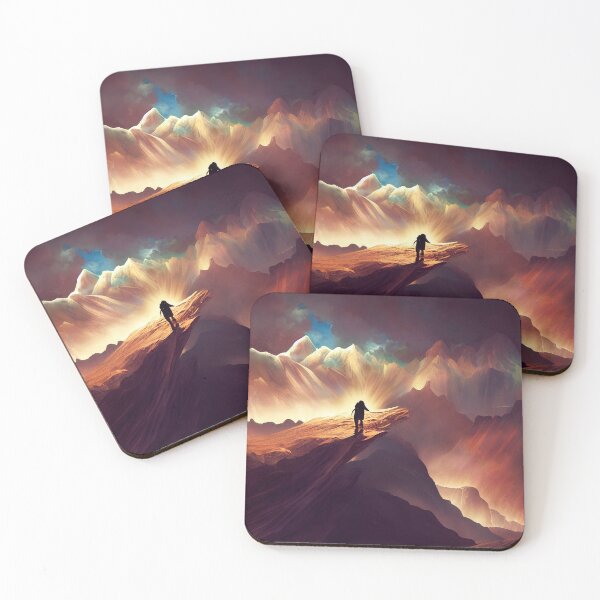 Item preview, Acantilado en la ladera de la montaña | Arte generado por IA designed and sold by WillowridgeRKR.