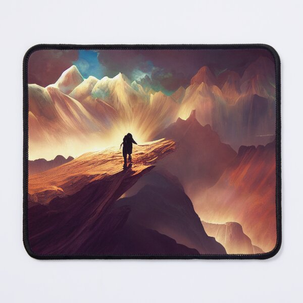 Item preview, Cliff on the Mountain Side | AI Generated Art designed and sold by WillowridgeRKR.