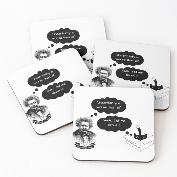 Item preview, Alexandre Dumas & Schrödinger's cat designed and sold by rovtobuno.