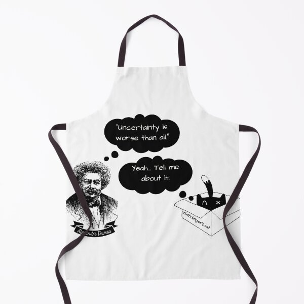 Item preview, Alexandre Dumas & Schrödinger's cat designed and sold by rovtobuno.