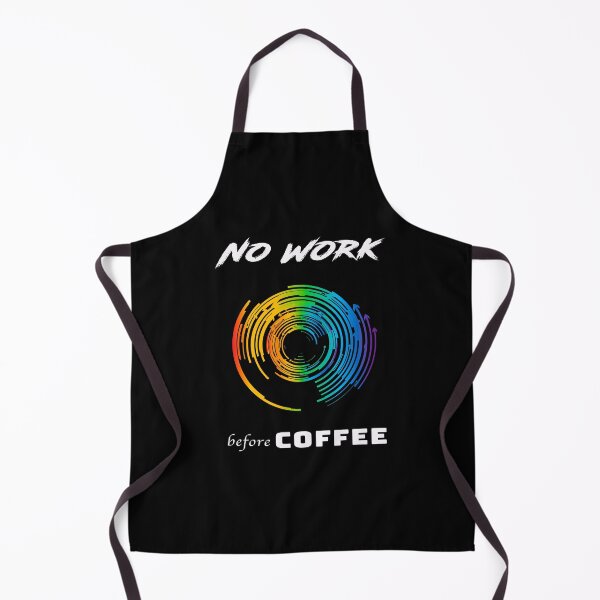 Item preview, No work without coffee - Colorful designed and sold by Zandrasart.