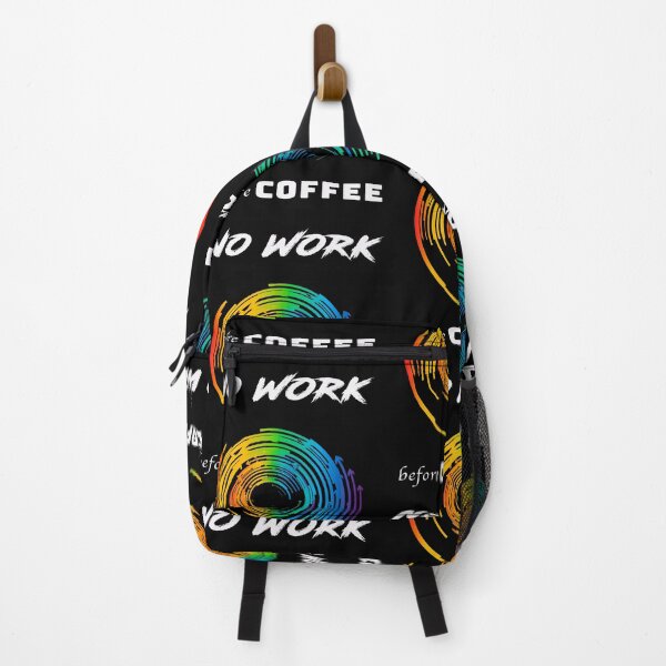 Item preview, No work without coffee - Colorful designed and sold by Zandrasart.