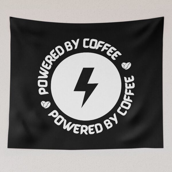 Item preview, Powered By Coffee designed and sold by ImaginedCo.
