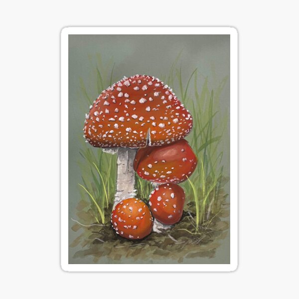 Fly Agarics Sticker