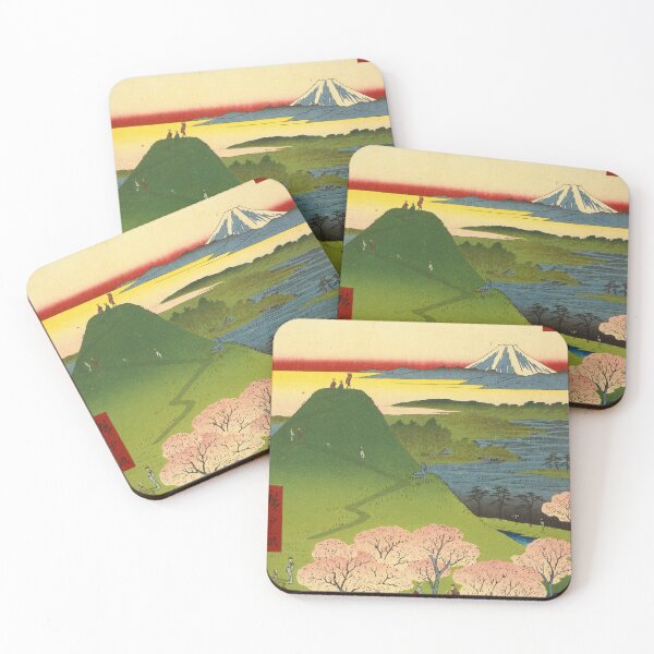 Item preview, New Fuji, Meguro (Meguro Shin-Fuji) by Utagawa Hiroshige (1857) designed and sold by allhistory.