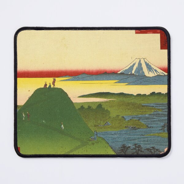 Item preview, New Fuji, Meguro (Meguro Shin-Fuji) by Utagawa Hiroshige (1857) designed and sold by allhistory.