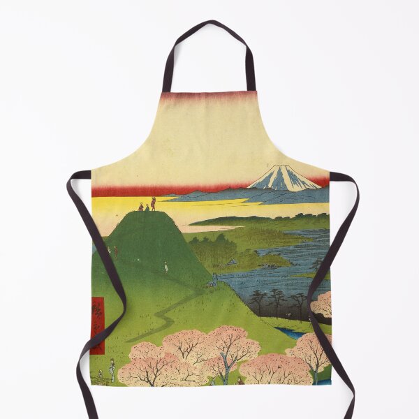 Item preview, New Fuji, Meguro (Meguro Shin-Fuji) by Utagawa Hiroshige (1857) designed and sold by allhistory.