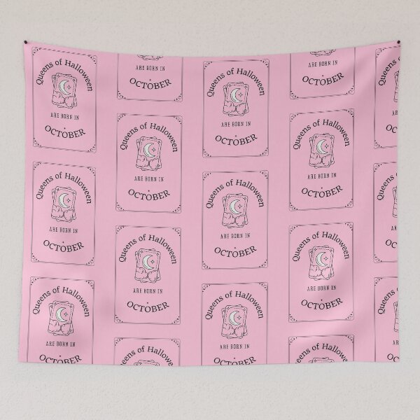 Item preview, Queens of Halloween Are Born in October Pink designed and sold by shirabee.