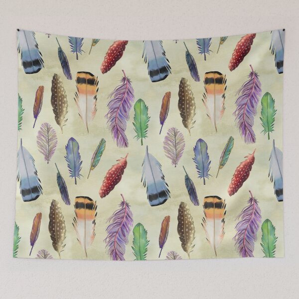 Item preview, Tickle my Fancy feather art designed and sold by Janie in Repeat .