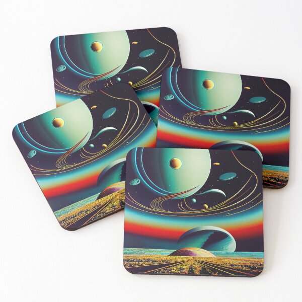 Item preview, Space Landscape One | AI Generated Art designed and sold by WillowridgeRKR.