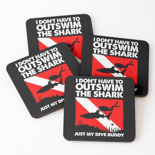 Item preview, Funny Scuba Diving For Shark Diving Buddy designed and sold by RomanStowell.